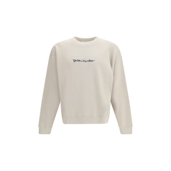 Beige Cotton Sweatshirt