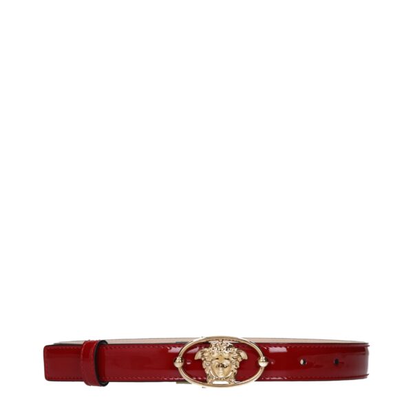 Red Leather Regular Belt