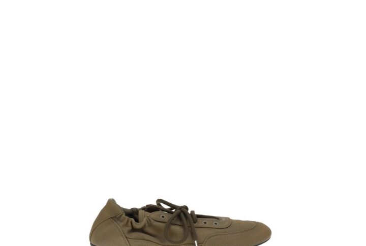 Bicolor Cotton Athletic Sneakers