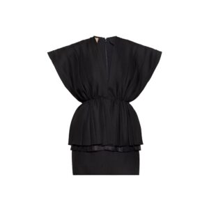 Black Wool Cocktail Dress