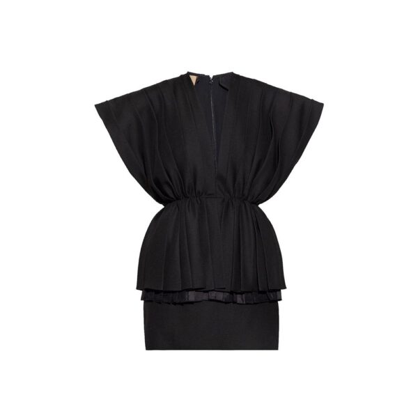 Black Wool Cocktail Dress