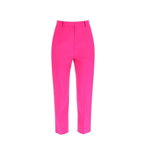 Multicolor Wool Casual Pants