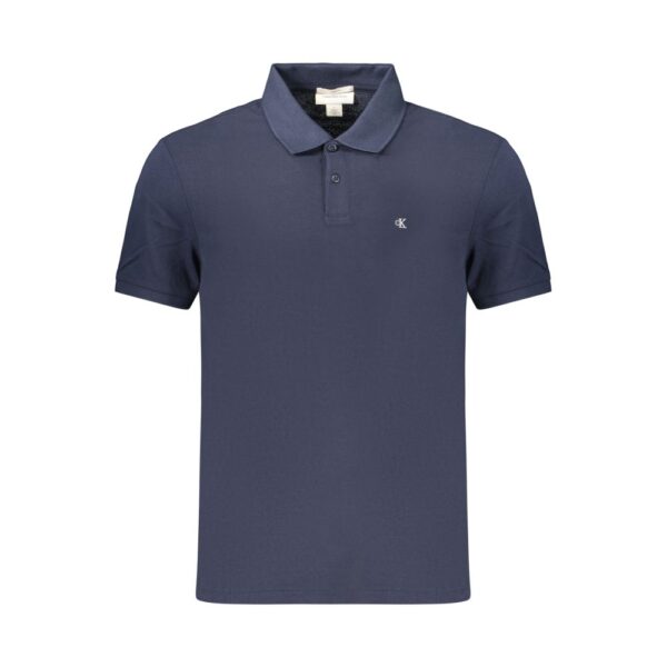 Blue Cotton Men’s Polo Shirt