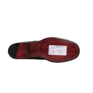 Black Calfskin Leather Derby Men Dress Shoes