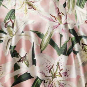 Pink Lilium High Waist Knee Length Skirt