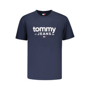 Blue Cotton Men's T-Shirt