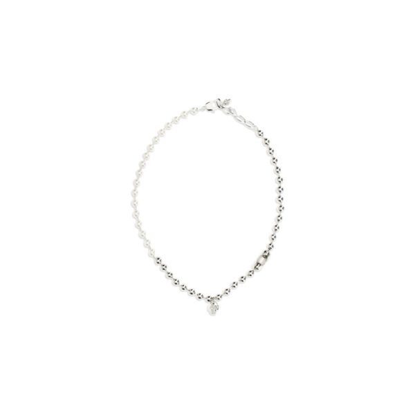 White Brass Necklace