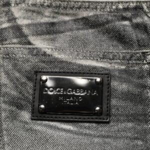 Grey Washed Mid Waist Straight Denim Jeans