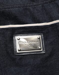 Black Cotton Mid Waist Classic Men Denim Jeans