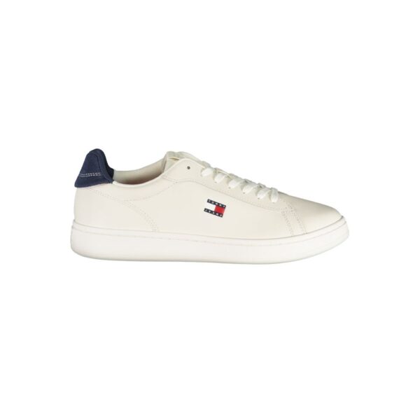 White Polyurethane Men’s Sneaker