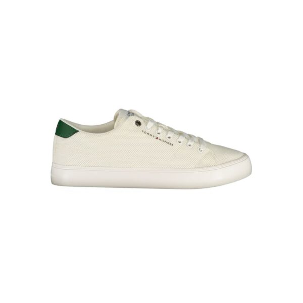 Bianco Polyester Men’s Sneaker