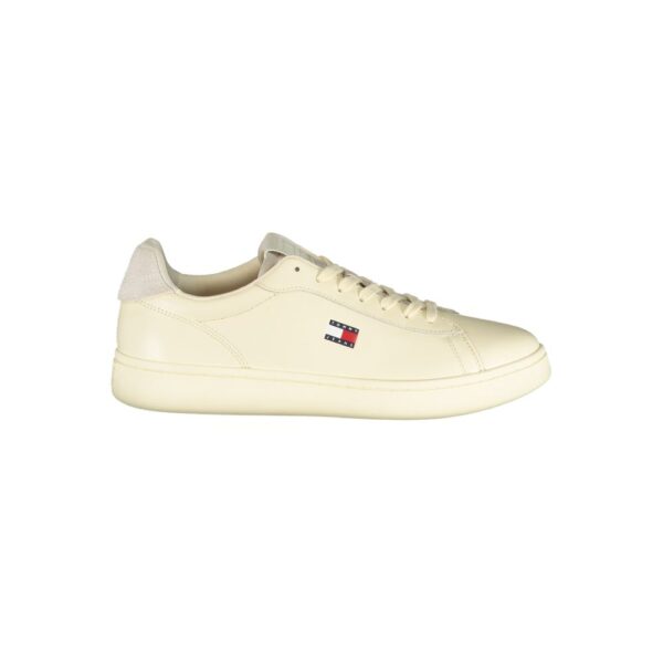 White Polyurethane Men’s Sneaker