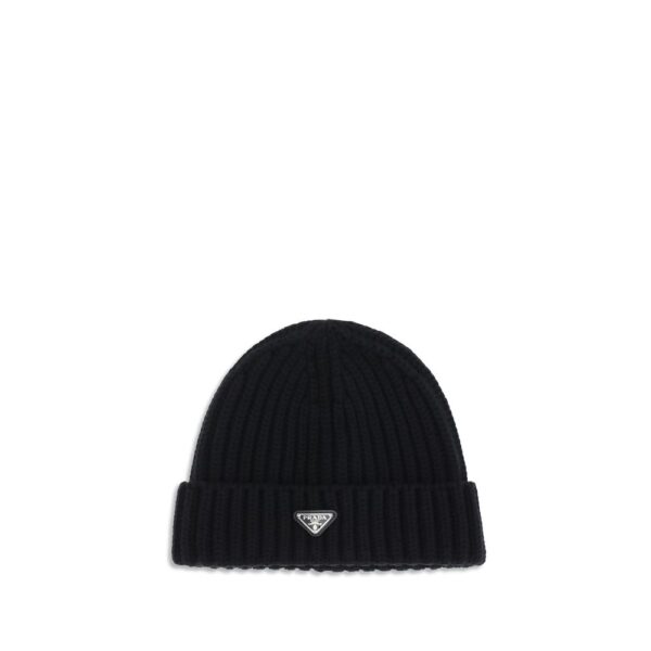 Black Wool Oves Aries Beanie