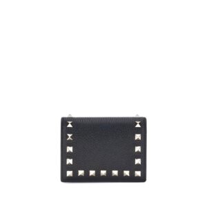Black Calf Leather Bos Taurus Wallet - Jag Couture London
