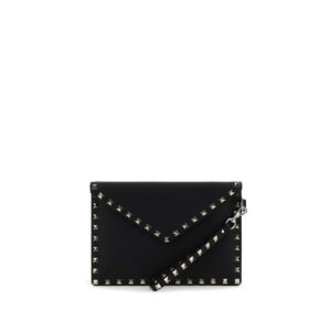 Black Calf Leather Bos Taurus Clutch Bag - Jag Couture London