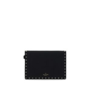 Black Calf Leather Bos Taurus Clutch Bag - Jag Couture London