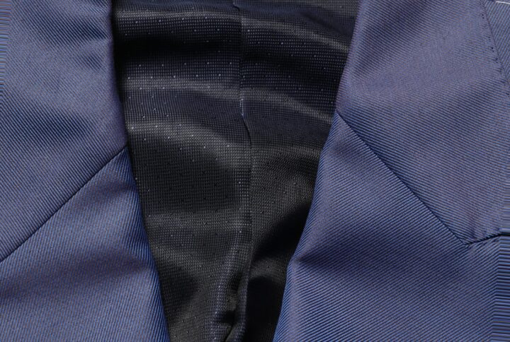 Blue Wool Double Breasted Men Blazer Jacket | Jag Couture London – New York