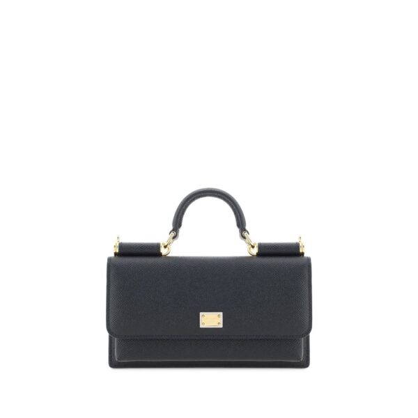 Black Calf Leather Bos Taurus Shoulder Bag