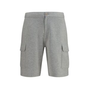 Gray Cotton Bermuda Shorts