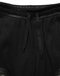 Black Mid Waist Cargo Jogger Sweatpants Pants