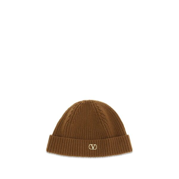 Brown Cashmere Beanie
