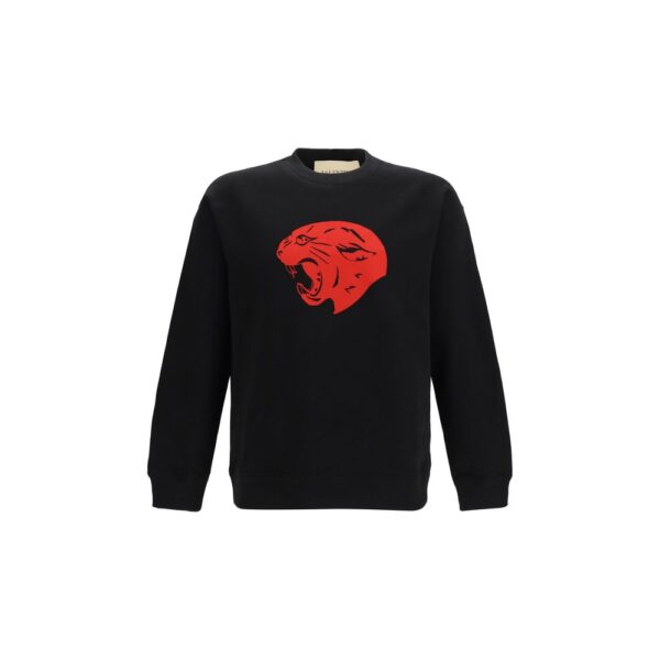 Black Cotton Sweatshirt