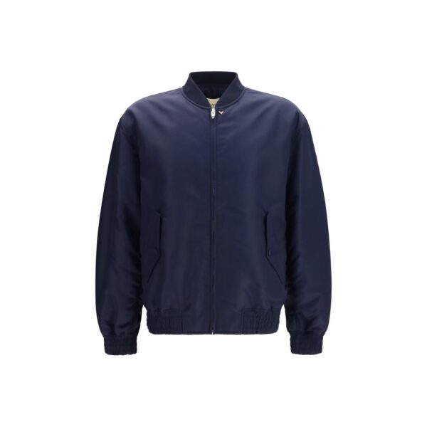 Blue Polyamide Bomber