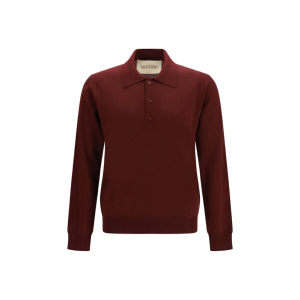 Bordeaux Wool Oves Aries Polo Shirt