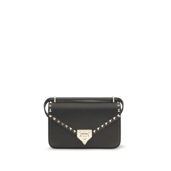 Black Calf Leather Bos Taurus Shoulder Bag