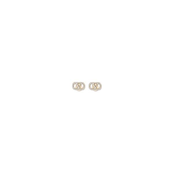 Gold Brass Earrings
