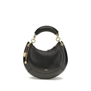 Black Calf Leather Bos Taurus Shoulder Bag - Jag Couture London
