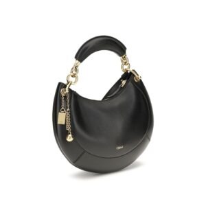 Black Calf Leather Bos Taurus Shoulder Bag - Jag Couture London