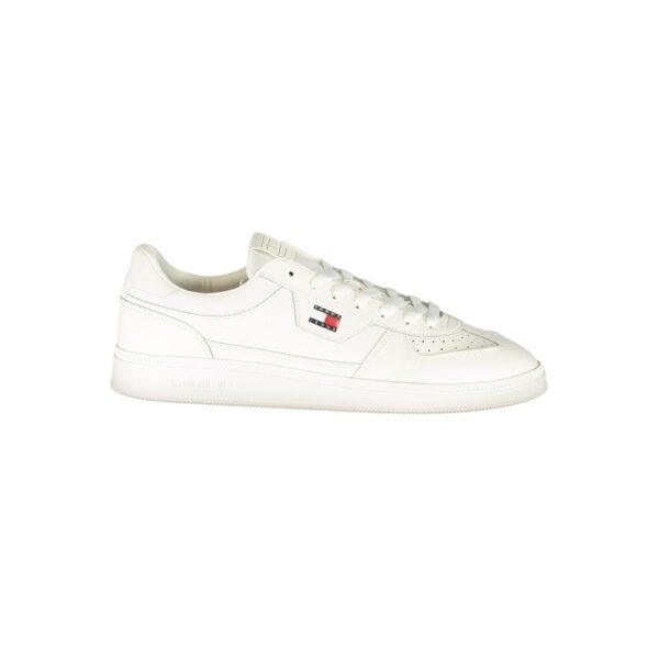 White Polyurethane Men’s Sneaker