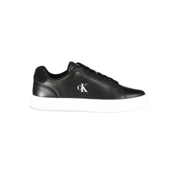 Black Polyurethane Men’s Sneaker