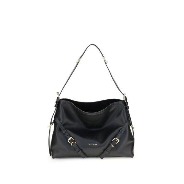 Black Calf Leather Bos Taurus Handbag
