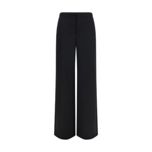 Black Wool Oves Aries Casual Pants