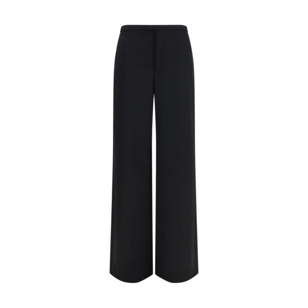 Black Wool Oves Aries Casual Pants