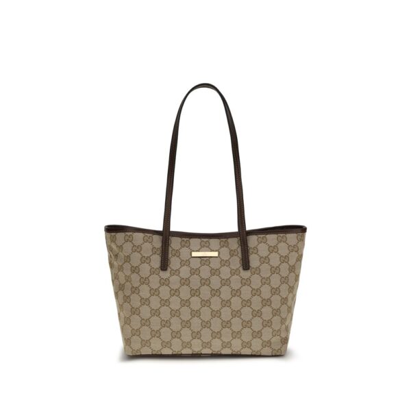 Beige Polyester Handbag