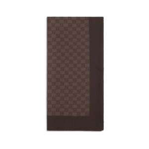 Brown Silk Foulard