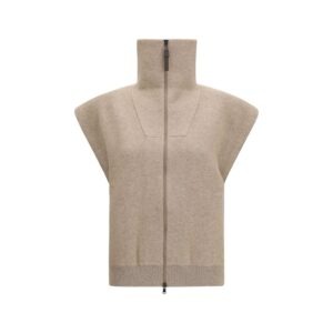 Beige Cashmere Cardigan