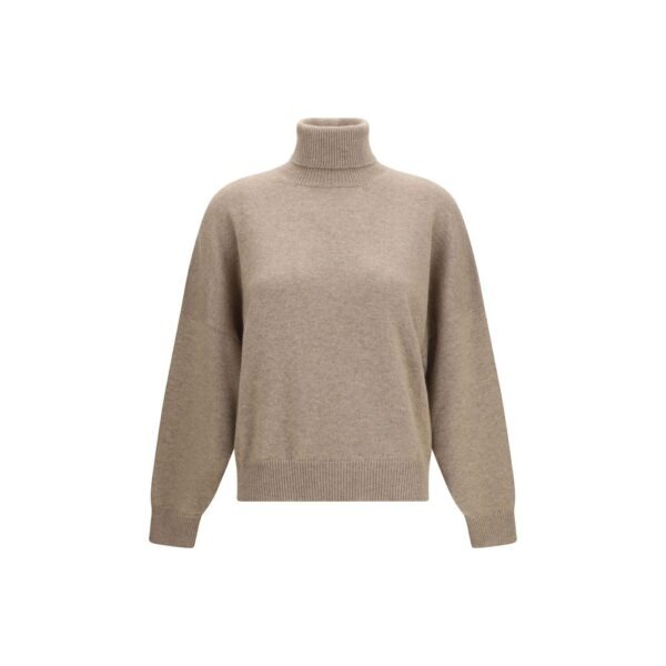 Brown Cashmere Turtleneck