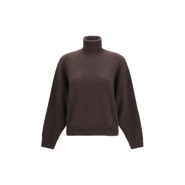 Brown Cashmere Turtleneck