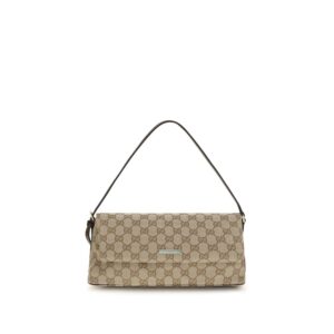 Brown Polyester Handbag
