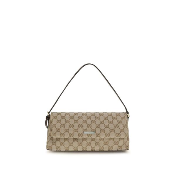 Brown Polyester Handbag