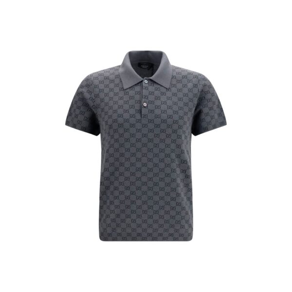 Gray Wool Oves Aries Polo Shirt
