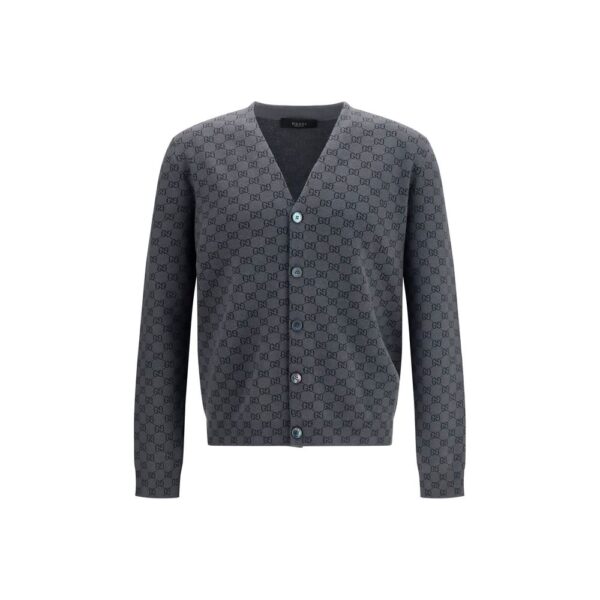 Gray Wool Oves Aries Cardigan