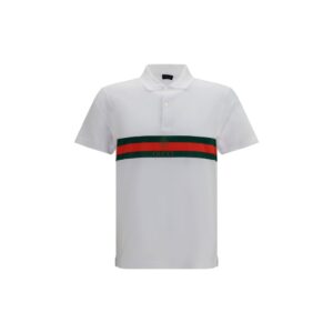 White Cotton Polo Shirt