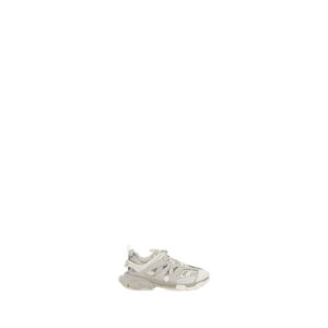 White Polyethylene Athletic Sneakers