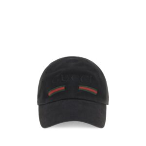 Black Cotton Cap (Baseball Hat)