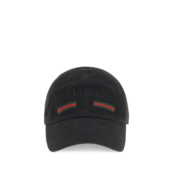 Black Cotton Cap (Baseball Hat)